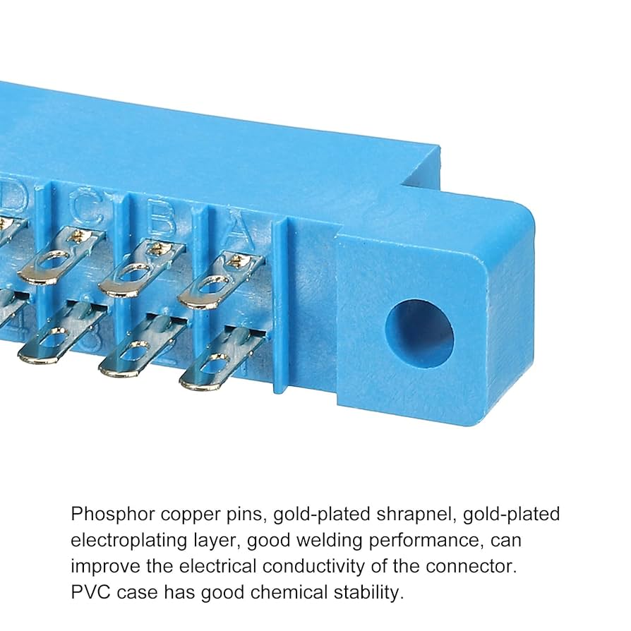 Amazon.com: MECCANIXITY Card Edge Connector Blue Socket 12